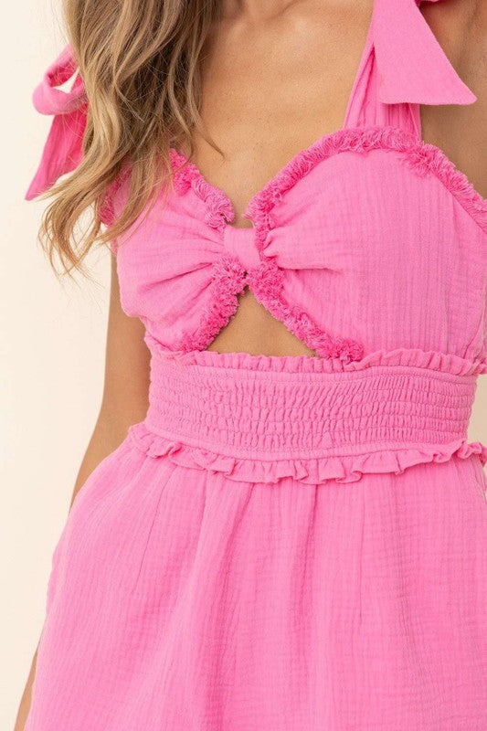 The Piper Pink Romper