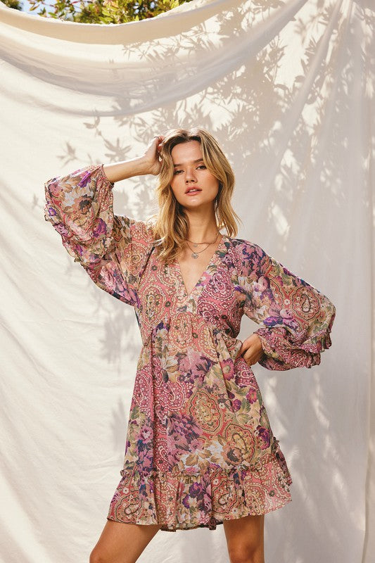 Gemma Babydoll Swing Mini Dress