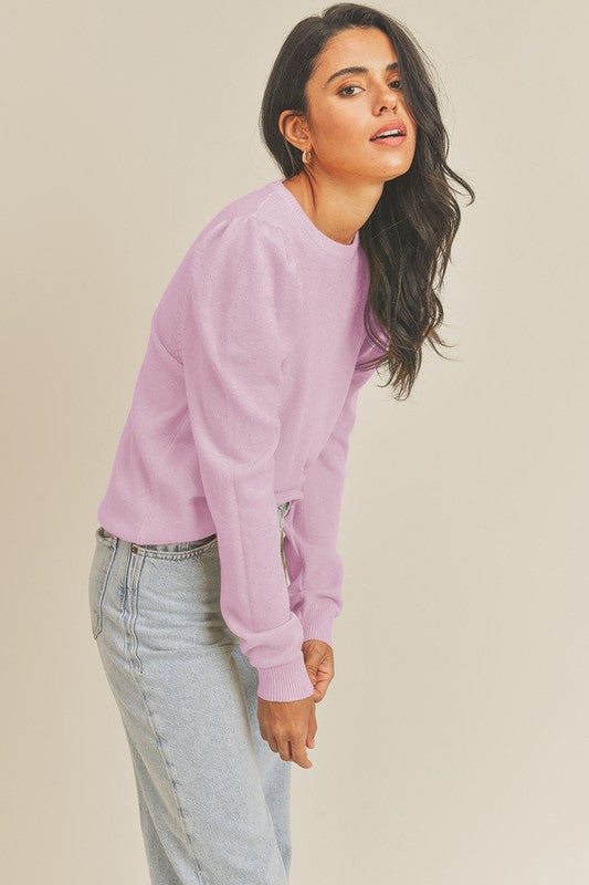 Celeste Classic Crewneck Pullover Knit Sweater