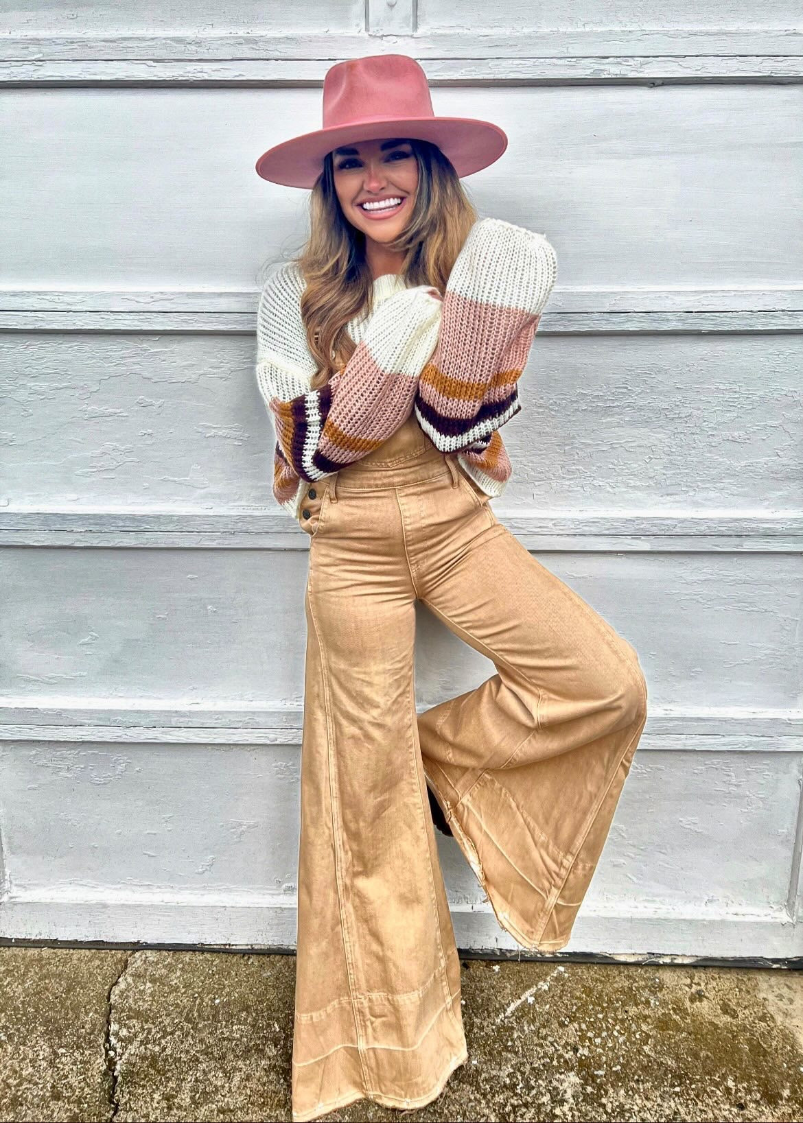 Kelsea Striped Knit Sweater