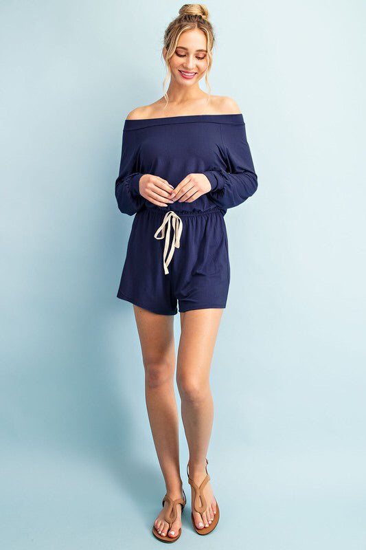 Off the Shoulder Romper